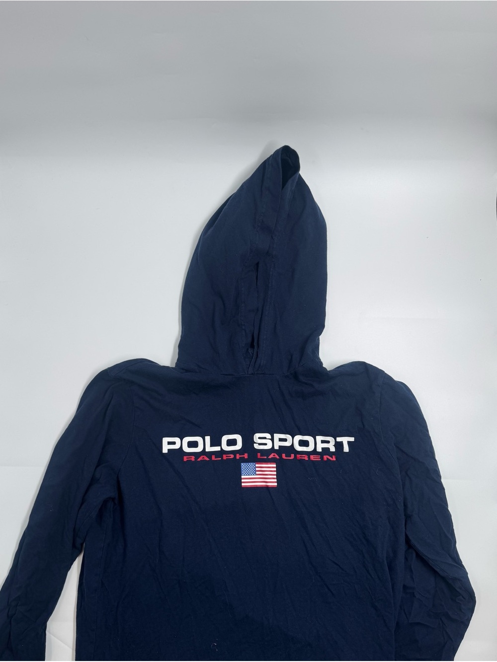 Ralph Lauren Polo Navy Blue T-Shirt with Yellow Logo